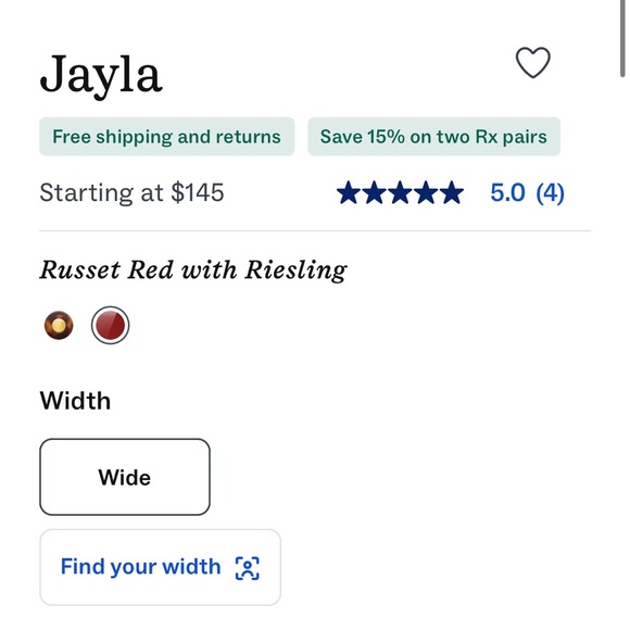 Warby Parker Jayla Glasses - Picture 6 of 11